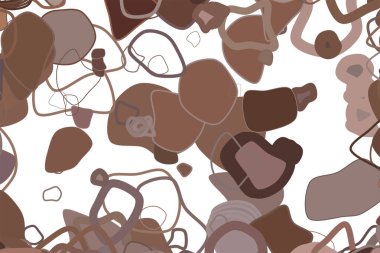 Arka plan soyut geometrik rasgele yuvarlak şekiller desen tasarımı için. Vektör çizim grafiği.