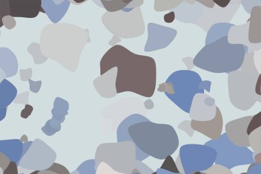 Rasgele yuvarlak şekiller, geometrik arka plan deseni şeklinde. Vektör çizim grafiği.