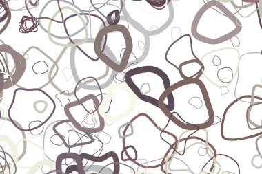 Soyut kavramsal geometrik rasgele yuvarlak şekiller desen. Web sayfası, grafik tasarım, katalog, doku veya arka plan için iyi. Vektör çizim grafiği.