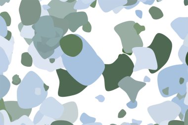 Geometrik kavramsal arka plan rastgele yuvarlak şekiller desen tasarımı için. Vektör çizim grafiği.