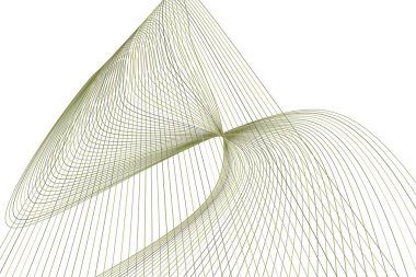 Çizgi ve eğri desen şekli ile soyut geometrik arka plan. Vektör çizim grafiği.