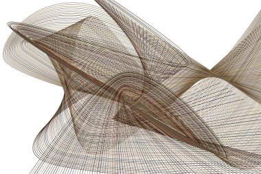 Arka plan soyut geometrik çizgi ve eğri desen tasarımı için. Vektör çizim grafiği.