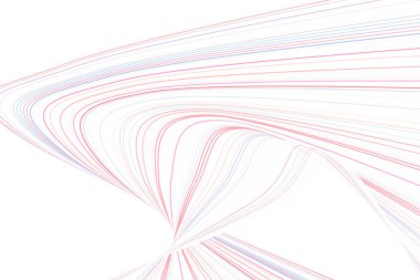 Çizgi ve eğri, soyut geometrik arka plan deseni şeklinde. Vektör çizim grafiği.