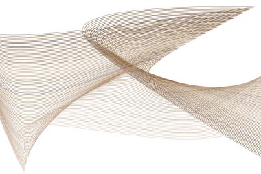 Soyut kavramsal geometrik çizgi ve eğri desen. Web sayfası, grafik tasarım, katalog, doku veya arka plan için iyi. Vektör çizim grafiği.