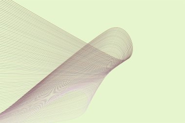 Web sayfası, grafik tasarım, katalog veya doku için kavramsal arka plan. Çizgi ve Eğri deseni. Vektör çizim grafiği.