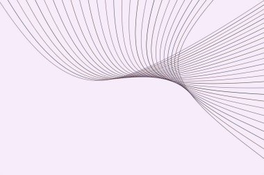 Renkli geometrik çizgi ve eğri desen soyut. Web sayfası, duvar kağıdı, grafik tasarım, katalog, doku veya arka plan için iyi. Vektör çizim grafiği.