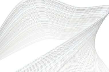 Çizgi ve eğri desen şekli ile soyut geometrik arka plan. Vektör çizim grafiği.