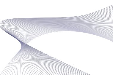 Geometrik kavramsal arka plan desen tasarımı için çizgi ve eğri. Vektör çizim grafiği.