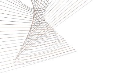 Soyut kavramsal geometrik çizgi ve eğri desen. Web sayfası, grafik tasarım, katalog, doku veya arka plan için iyi. Vektör çizim grafiği.