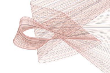 Geometrik kavramsal arka plan desen tasarımı için çizgi ve eğri. Vektör çizim grafiği.