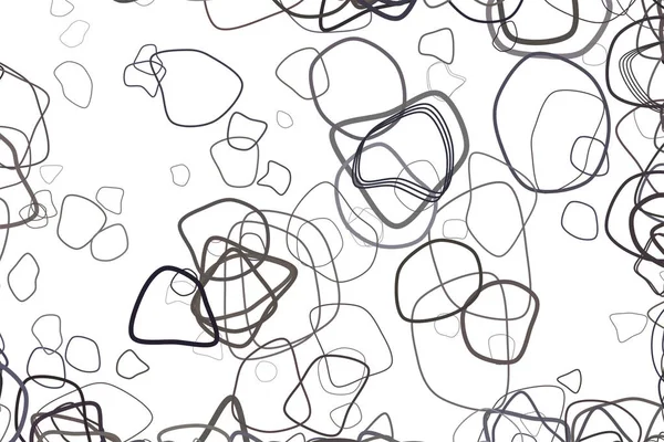Анотація Випадкових Округлих Форм Геометричний Візерунок Барвистий Художній Графічного Дизайну — стоковий вектор