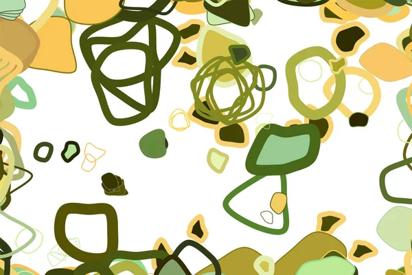 Sanatsal rasgele yuvarlak şekiller arka plan deseni soyut. Vektör çizim grafiği.