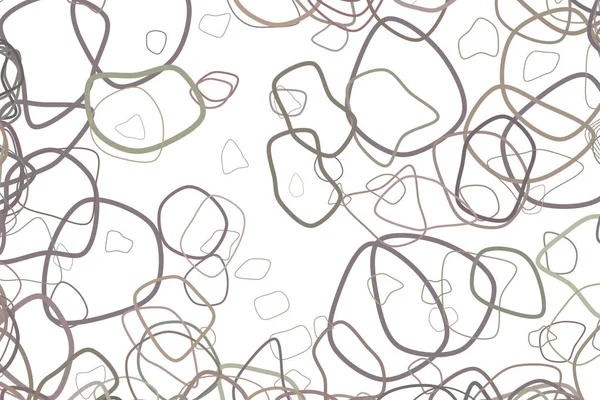 Soyut rasgele yuvarlak şekiller geometrik desen, renkli ve sanatsal grafik tasarım, katalog, tekstil veya doku baskı ve arka plan için. Vektör çizim grafiği.