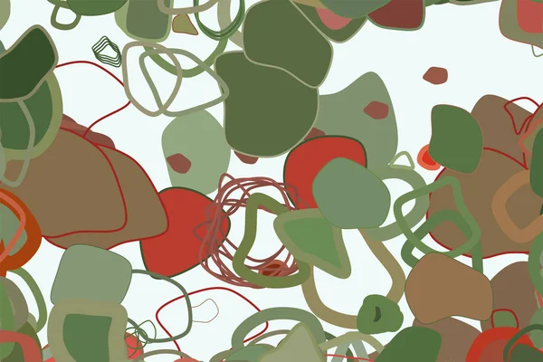 Sanatsal rasgele yuvarlak şekiller arka plan deseni soyut. Vektör çizim grafiği.