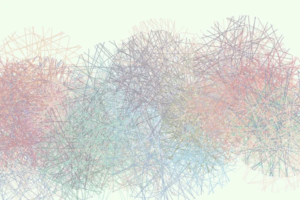 Schéma Abstrait Géométrique Abstrait Des Cercles Lignes Aléatoires Désordonnées Bon — Image vectorielle