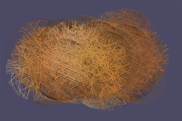 Arka plan soyut geometrik dağınık rasgele hattı daireler desen tasarımı için. Vektör çizim grafiği.