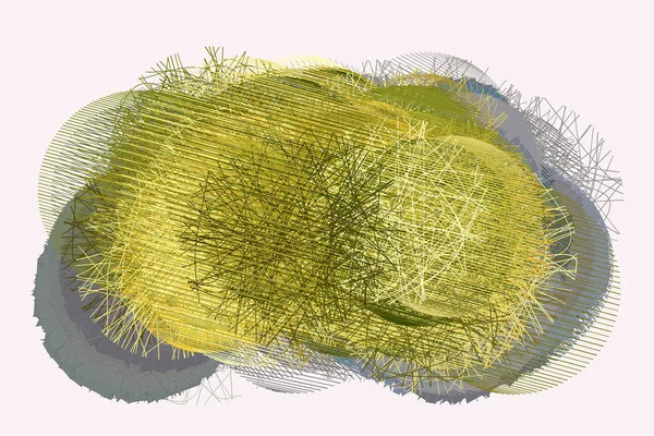 Soyut kavramsal geometrik dağınık rasgele hattı daireler desen. Web sayfası, grafik tasarım, katalog, doku veya arka plan için iyi. Vektör çizim grafiği.