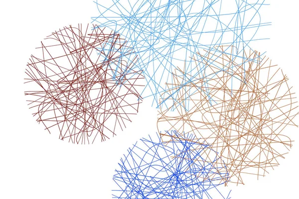 Soyut kavramsal geometrik dağınık rasgele hattı daireler desen. Web sayfası, grafik tasarım, katalog, doku veya arka plan için iyi. Vektör çizim grafiği.