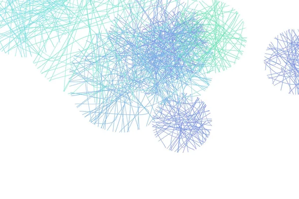 Dağınık rasgele hattı şekli ile soyut geometrik arka plan deseni daireler. Vektör çizim grafiği.