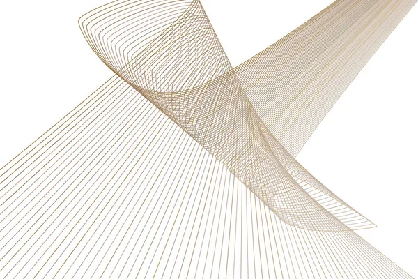 Soyut çizgi ve eğri geometrik desen generatif sanat arka planını renklendirin. Vektör çizim grafiği.