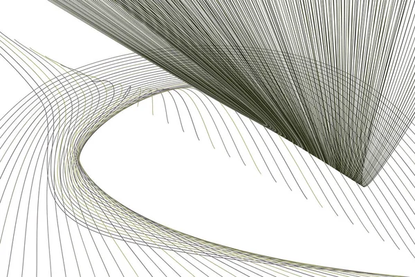 Linea Astratta Modello Geometrico Curva Colorato Artistico Progettazione Grafica Catalogo — Vettoriale Stock