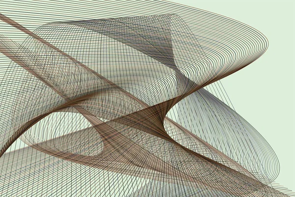 Geometrik kavramsal arka plan desen tasarımı için çizgi ve eğri. Vektör çizim grafiği.