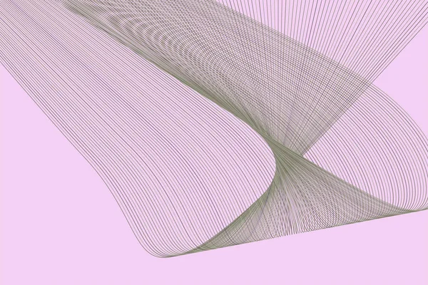 Sanatsal çizgi ve eğri desen soyut arka plan. Vektör çizim grafiği.