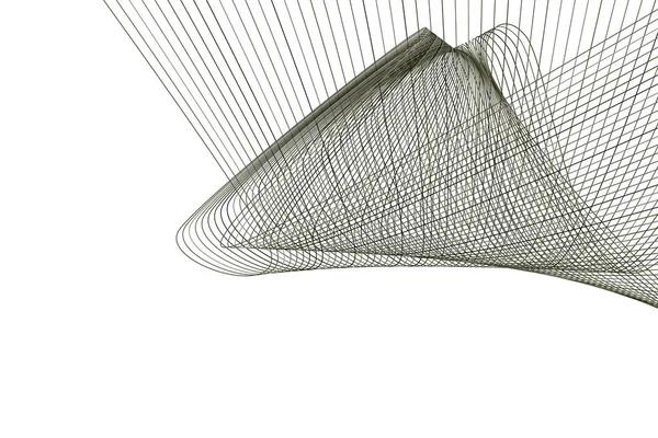 Geometrik kavramsal arka plan desen tasarımı için çizgi ve eğri. Vektör çizim grafiği.
