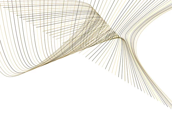 Soyut çizgi ve eğri geometrik desen generatif sanat arka planını renklendirin. Vektör çizim grafiği.