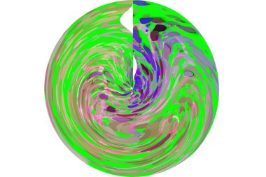 Soyut bindirme filtre etkisi grunge, kaba veya retro daire veya küre türü, grafik tasarım, katalog, tekstil veya doku baskı ve arka plan için sanatsal.