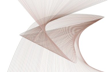 Arka plan soyut geometrik çizgi ve eğri desen tasarımı için. Vektör çizim grafiği.