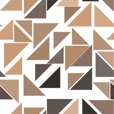 Kesintisiz renk soyut üçgen satırları geometrik desen generatif sanat arka plan. Vektör çizim grafiği.