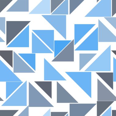 Sorunsuz arka plan soyut geometrik üçgen satırları desen tasarımı için. Vektör çizim grafiği.