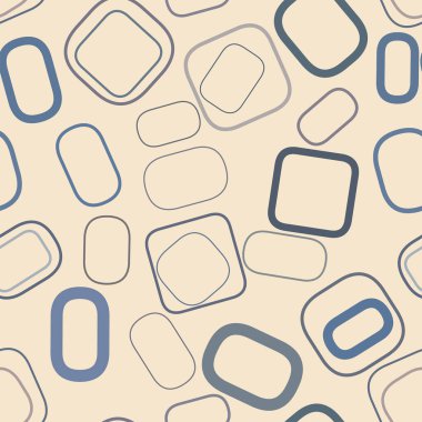 Kesintisiz geometrik kavramsal arka plan dikdörtgen desen tasarımı için yuvarlanır. Vektör çizim grafiği.