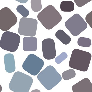 Kesintisiz renk soyut yuvarlatılmış dikdörtgen geometrik desen generatif sanat arka plan. Vektör çizim grafiği.