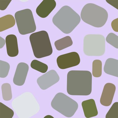 Kesintisiz geometrik arka plan şekli yuvarlatılmış dikdörtgen desen ile. Vektör çizim grafiği.