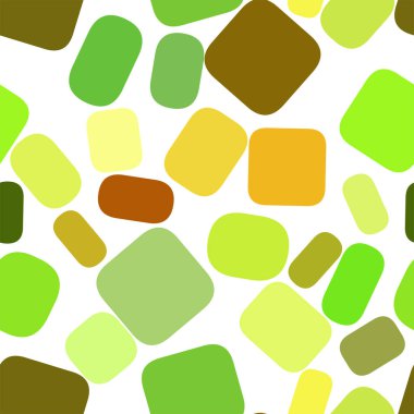 Kesintisiz geometrik arka plan şekli yuvarlatılmış dikdörtgen desen ile. Vektör çizim grafiği.