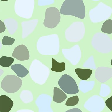 Kesintisiz geometrik arka plan şekli yuvarlak şekiller desen ile. Vektör çizim grafiği.