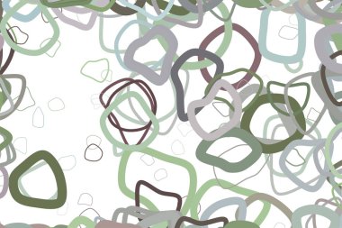 Sanatsal rasgele yuvarlak şekiller arka plan deseni soyut. Vektör çizim grafiği.