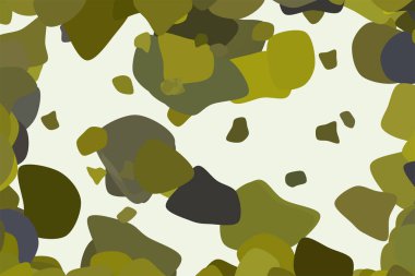 Soyut kavramsal geometrik rasgele yuvarlak şekiller desen. Web sayfası, grafik tasarım, katalog, doku veya arka plan için iyi. Vektör çizim grafiği.