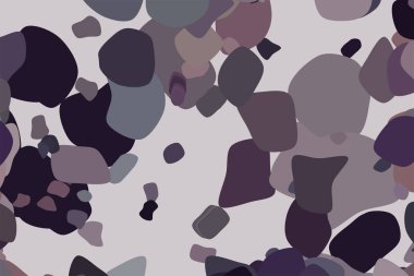 Soyut geometrik rasgele yuvarlak şekiller desen renkli. Web sayfası, duvar kağıdı, grafik tasarım, katalog, doku veya arka plan için iyi. Vektör çizim grafiği.