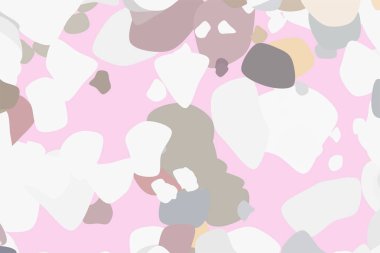 Rasgele yuvarlak şekiller, geometrik arka plan deseni şeklinde. Vektör çizim grafiği.