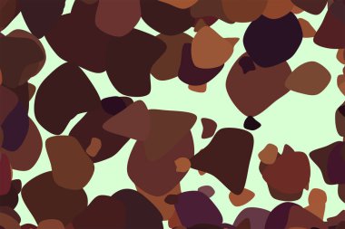 Web sayfası, grafik tasarım, katalog veya doku için kavramsal arka plan. Desen rasgele yuvarlak şekiller. Vektör çizim grafiği.