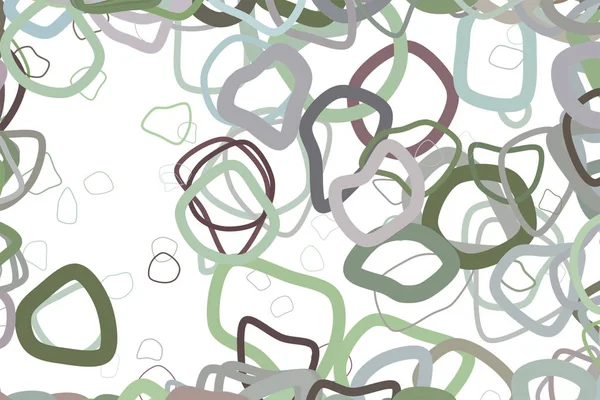 Sanatsal rasgele yuvarlak şekiller arka plan deseni soyut. Vektör çizim grafiği.