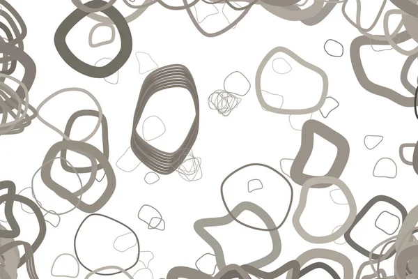 Soyut rasgele yuvarlak şekiller geometrik desen, renkli ve sanatsal grafik tasarım, katalog, tekstil veya doku baskı ve arka plan için. Vektör çizim grafiği.