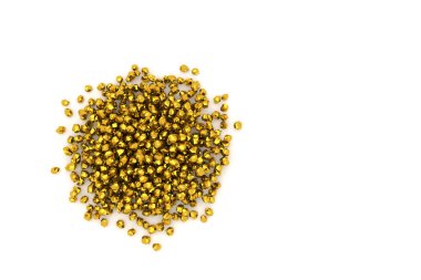 Grup ya da altın, modern stil arka plan üzerinde beyaz izole yığını. İş kavramsal zemin için iyi şans, şans, hazine veya zengin temsil eder. 3D görüntü.