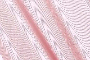 Soyut çizgi, eğri ve dalga geometrik desen, renkli ve sanatsal grafik tasarım, katalog, tekstil veya doku baskı ve arka plan için. Vektör çizim grafiği.