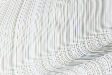 Soyut kavramsal geometrik çizgi, eğri ve dalga deseni. Web sayfası, grafik tasarım, katalog, doku veya arka plan için iyi. Vektör çizim grafiği.