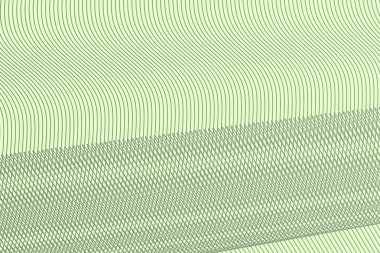 Çizgi, eğri ve dalga desen şekli ile soyut geometrik arka plan. Vektör çizim grafiği.