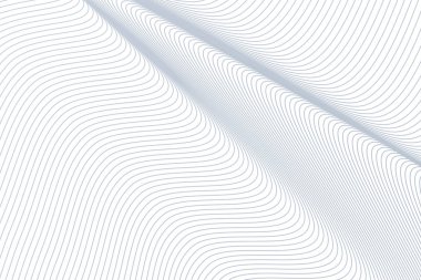 Soyut çizgi, eğri ve dalga geometrik desen, renkli ve sanatsal grafik tasarım, katalog, tekstil veya doku baskı ve arka plan için. Vektör çizim grafiği.